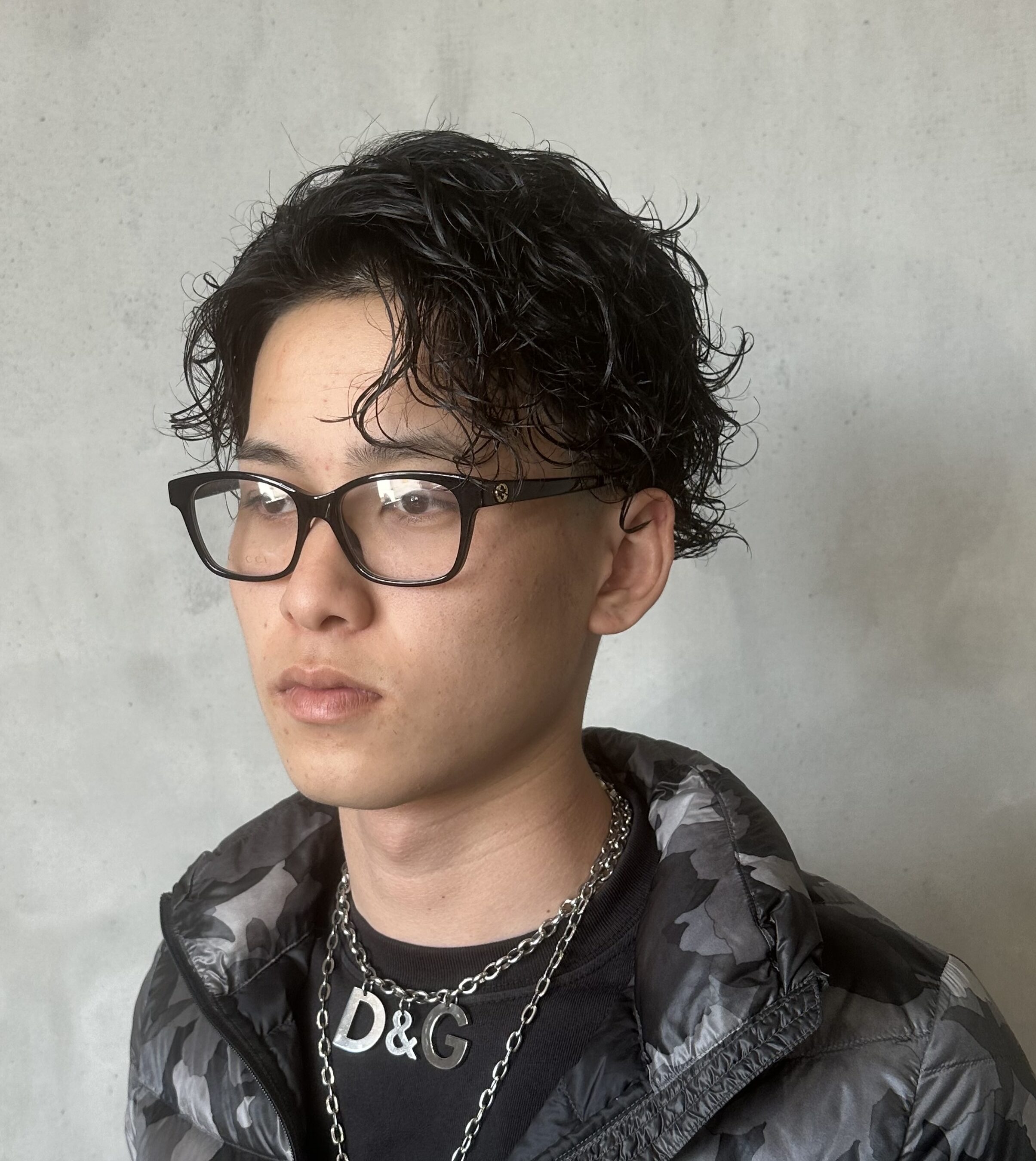 スパイラルパーマ/セントラルシー風パーマ/センターパートパーマ