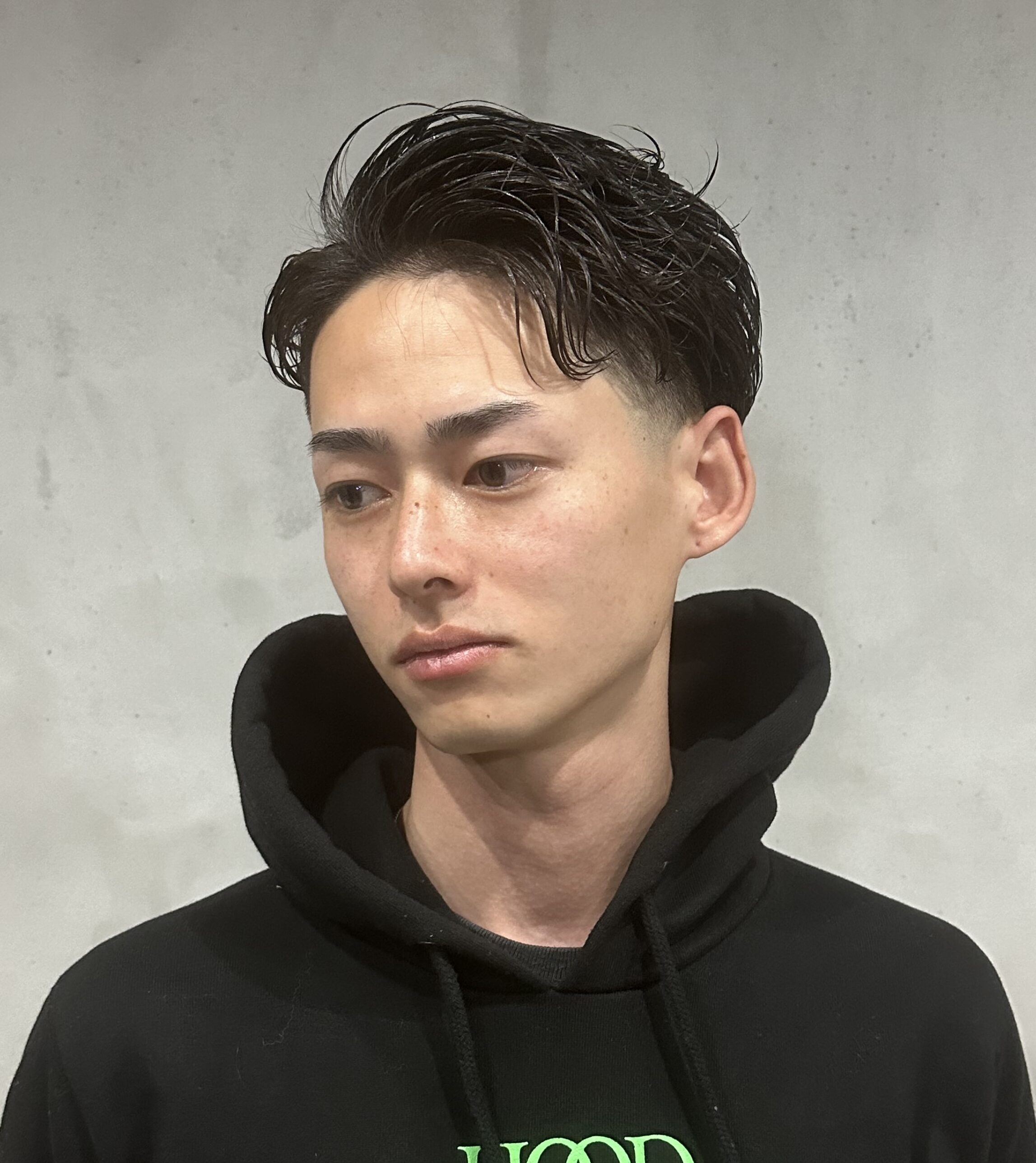 センターパート/七三/ニュアンスパーマ/姫路